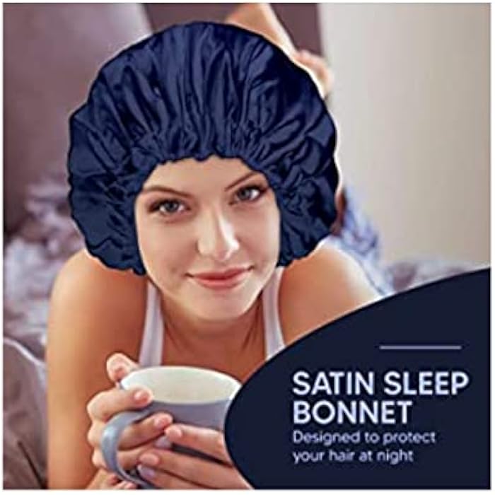 Satin Trend Bonnet Hair Helps Keep Your Hair Sleep While You Sleep and Protects You From Random Color Loss or Damage - Image 5